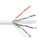Photo of Belden 2413F CMP/Plenum Enhanced Category 6+ Premise Horizontal F/UTP Cable 4x23AWG - White - 1000 Ft