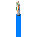 Photo of Belden 2413FS CMP/Plenum Cat6+ Enhanced Premise Horizontal F/UTP Cable 350MHz 4-Pair Shld/BC 23AWG - Blue - 1000 Foot