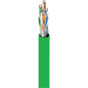 Photo of Belden 2413FS CMP/Plenum Cat6+ Enhanced Premise Horizontal F/UTP Cable 350MHz 4-Pair Shld/BC 23AWG - Green - 1000 Foot