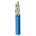 Belden 3612 Riser/CMR Cat 6+ Premium Premise Horizontal Cable (400MHz) U/UTP 23AWG - Blue - 1000 Ft