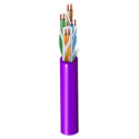 Photo of Belden 3612 Riser/CMR Cat 6+ Premium Premise Horizontal Cable (400MHz) U/UTP 23AWG - Violet - 1000 Ft.
