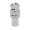 Photo of Belden 4794RBUHD1 B50 12 GHz Series 7 1-Piece BNC Compression Connector for 4794R Cable - White Band - Each