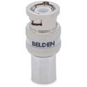 Belden 4794RBUHD1 B50 12 GHz Series 7 1-Piece BNC Compression Connector for 4794R Cable - White Band - 50 Pack