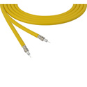 Photo of Belden 4855R CMR Rated 12G-SDI 75 Ohm 4K UHD Mini RG-59 Coax Video Cable 23 AWG - Yellow - 1000 Foot