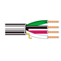 Photo of Belden 5002UP CL3 Flexible 4 Conductor Commercial Audio/Speaker Cable Str BC - 12 AWG - White - 500 Foot