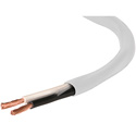 Photo of Belden 5100UP CL3 2 Conductor High Flex Commercial Audio Cable Str BC Unshielded 2-14 AWG - White - 1000 Foot