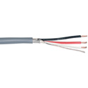 Belden 5201FE 16 AWG 3 Conductor Commercial Audio Cable - Gray - 1000 Foot