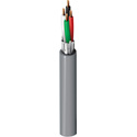 Photo of Belden 5302FE 008500 Multiconductor Shielded Security Audio Cable 4 Conductor 18 AWG 0.891mm - Grey - 500 Foot