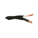 Photo of Belden 6000UE Plenum/CL2P 2 Conductor Security & Commercial Audio Cable BC/Unshielded 2-12 AWG - Black - 1000 Foot