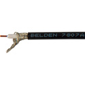 Belden 7807A Indoor/Outdoor Low Loss Flexible 50 Ohm Wireless Transmission Coax Cable Shld BC 17AWG - Black - 1000 Ft