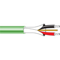 Photo of Belden 9451 CMR/Riser Rated Single Pair Analog Audio Cable 22 AWG - TC - Shielded - Green - 1000 Foot