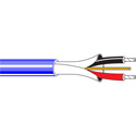 Photo of Belden 9451 CMR/Riser Rated Single Pair Analog Audio Cable 22 AWG - TC - Shielded - Blue - 1000 Foot