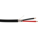 Belden 9451 2-Conductor Paired Audio Cable - 22 AWG - Shielded - Black - Per Foot