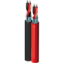 Photo of Belden 9451D CMR 2 Parallel Pr Low Volt Line Level Audio & Control Cable Shld/Str/TC 22AWG - Red/Black - 1000 Ft/UnReel