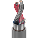 Belden 9451P CMP/Plenum Single Pair Line Level Audio Cable Str TC Shielded 22AWG - Gray - 1000 Ft/UnReel Box