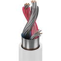 Photo of Belden 9451P CMP/Plenum Single Pair Line Level Audio Cable Str TC Shielded 22AWG - White - 1000 Ft/UnReel Box