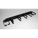 Belden 9510-1901 Horizontal Cable Manager with Six Saddle Rings for Routing of Cable/Patch Cords
