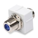 Photo of Belden A0407000 MDVO Insert 1-Port F Coax Connector - Almond