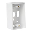 Belden AX102657 KeyConnect Faceplate Back Box - 1-Gang - Electric White