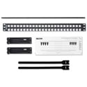 Belden AX103121 KeyConnect Modular Blank Keystone Patch Panel - 48-Port x 1RU - Black (Empty)