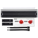 Belden AX103255 2RU 48-Port CAT6+ KeyConnect Patch Panel - Black