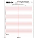 Belden AX107527 LabelFlex for REVConnect Patch Panels - White - 64 Labels/Sheet & 10 Sheets/Pack