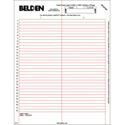 Photo of Belden AX107527 LabelFlex for REVConnect Patch Panels - White - 64 Labels/Sheet & 10 Sheets/Pack