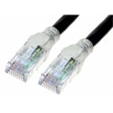 Belden CA21100007 10GX Bonded 4-Pair 23 AWG Solid Cat6A Patch Cord - 7 Foot - Black