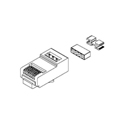 Belden CAPFCU-B25 - Field Crimpable Modular RJ45/8MOD Connector/Plug Kit for CAT6/6A - 25 Pack