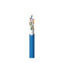 Photo of Belden DAUPD151000 4-Pr 23AWG Solid Bare Copper Cat6A Premise Horizontal Cable - U/UTP Indoor Plenum-CMP - Blue - 1000Ft