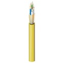 Photo of Belden FISB006RB FX Indoor Riser OS2 Breakout Cable -  6F 2mm Sub-Units - Yellow - 1000 Foot