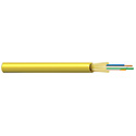 Photo of Belden FISD006R9 FX Indoor Riser Cable - OS2 Distribution - Tight Buffer 6 Fibers OFNR Non-Unitized - Yellow - Per Foot
