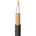 Belden RA500R 0101000 Low Loss 1/2 Inch - Foam Dielectric - Riser-Rated Coaxial Cable - Black - 1000 Feet