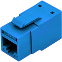 Photo of Belden RV6MJKUBLB24 REVConnect CAT6+ UTP Modular Jack - T568 A/B - Bulk 24 Pack - Blue