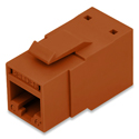 Photo of Belden RV6MJKUBRB24 REVConnect CAT6+ UTP Modular Jack - T568 A/B - Bulk 24 Pack - Brown