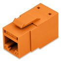 Photo of Belden RV6MJKUORB24 REVConnect CAT6+ UTP Modular Jack - T568 A/B - Bulk 24 Pack - Orange