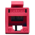 Photo of Belden RVAMJKURD-B24 REVConnect 10GX UTP Modular Jack - Red - 24 Pack