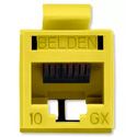 Photo of Belden RVAMJKUYL-B24 REVConnect 10GX UTP Modular Jack - Yellow - 24 Pack