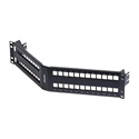 Belden RVMPPF2U48BK REVConnect Patch Panel - Empty - Flat - 2RU - 48P - Black