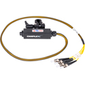 Photo of Camplex BLACKJACK-OP8 opticalCON QUAD to Four (4) ST Breakout Adapter - Single Mode with Clamp