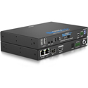 Photo of Blustream IP350UHD-RX 4K 60Hz UHD HDMI Video over IP Receiver with PoE over 1Gb Network featuring Dante Integration