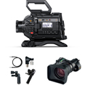 Photo of Blackmagic Design CINEURSAMWC6KG2-X URSA Broadcast G2 4K/6K Camera with Fujinon XA20s & Semi Servo Rear Control Kit