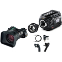 Blackmagic Design URSA Mini Pro 4.6K Camera w/ Pro B4 Mount/Fujinon XA20s Lens & MS-01 Lens Control Kit - Broadcast Kit