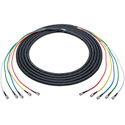 Laird BNC-5SNK-003 Gepco VS5230 3G/HD-SDI 5-Channel Thin Profile BNC Video Snake Cable - 3 Foot
