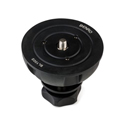 Benro BL100S Hi Hat Half Ball Tripod Adapter with Short Tie Down Handle - Fits 100mm Bowl.