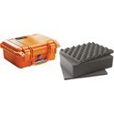 Photo of Pelican 1400WF Protector Case with Foam - Orange