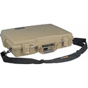 Photo of Pelican 1495WF Protector Laptop Case with Foam and Combo Lock - Desert Tan