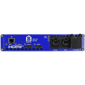 Barnfind BarnColor-Native-4K 1-Ch HDMI over Fiber RX w/ opticalCON DUO - Duplex SM LC/LC - Blue 1550-1570-1590-1610nm