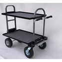 Photo of Backstage Equipment Magliner MAG-01 JR-10X 24 Junior Modified Camera Cart with 10 Inch Wheels & 24 Inch Shelves - Black