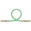 Photo of Sescom BSC1.5RRGN Audio Cable Belden Star Quad RCA Male to RCA Male Green - 1.5 Foot